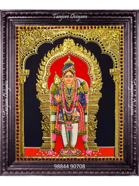 Tanjore Painting Murugan Handmade